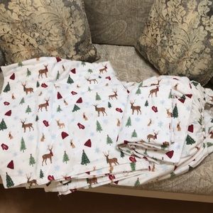 Winter Themed Flannel Sheets for Full Mattress